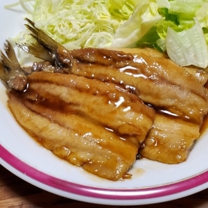 パリパリの皮が美味しい【鰯の蒲焼き】